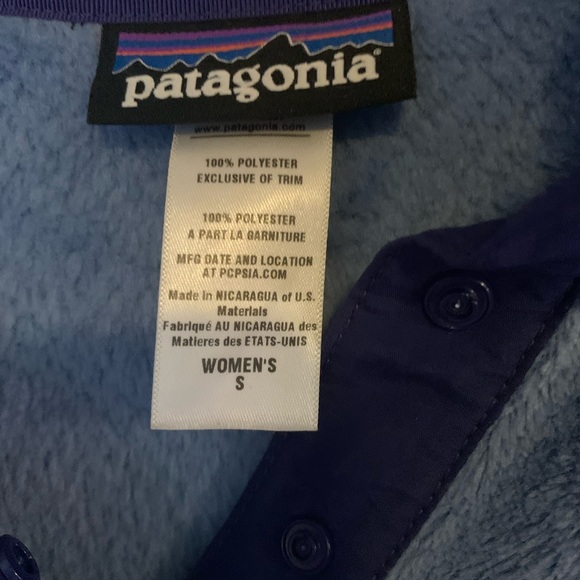 NWOT S BLUE Patagonia Snap T - Picture 4 of 4